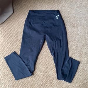 Gymshark black 7/8 tights leggings
